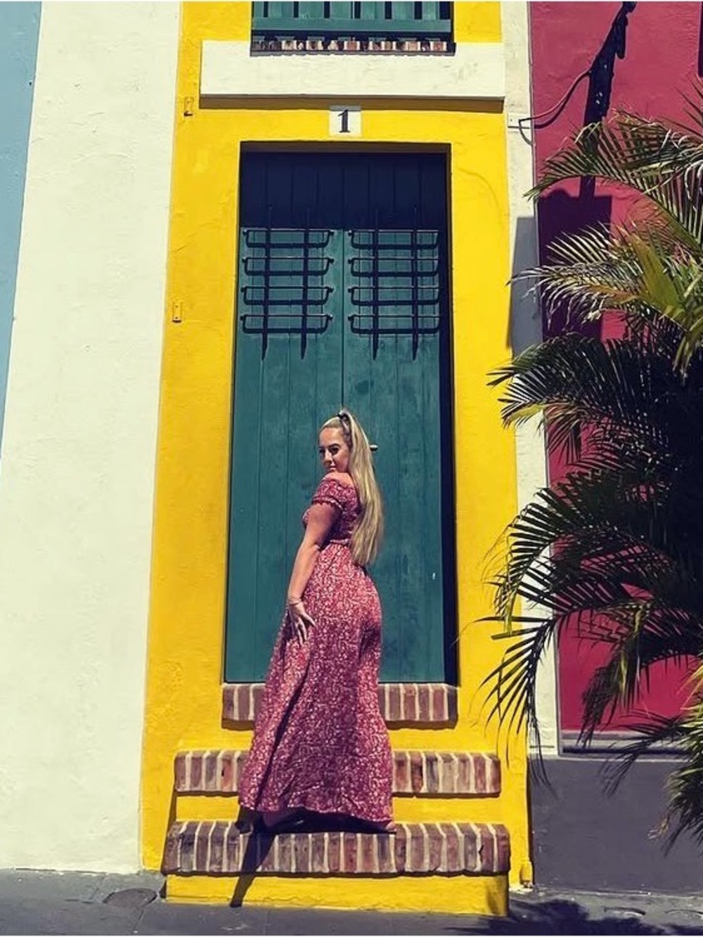 Floral Pink Maxi Dress with Short Sleeves